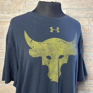 Under Armour The Rock Tee Shirt Size XL Dwayne Johnson